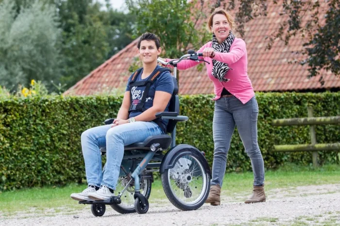 OPair Elektro Rollstuhlfahrrad | vorkonfiguriert – Bild 4