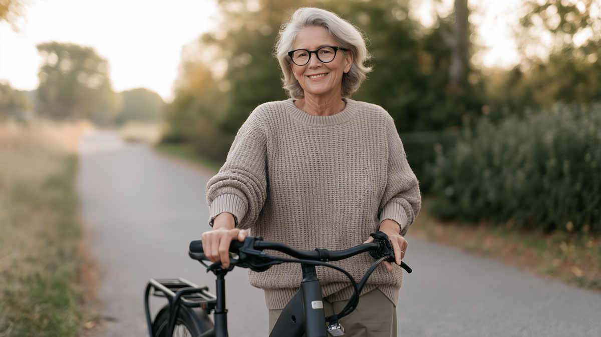 Tiefeinsteiger Fahrrad VanRaam Balance - KI generiert, Beispielbild