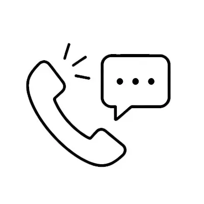 Icon wir nehmen Kontakt auf